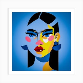 Portrait Of A Woman 9 Art Print