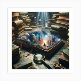 Book Of Magic Art Print