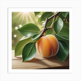 Apricot Art Print