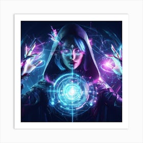 Ethereal Woman 1 Art Print