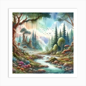 Fairytale Forest 10 Art Print