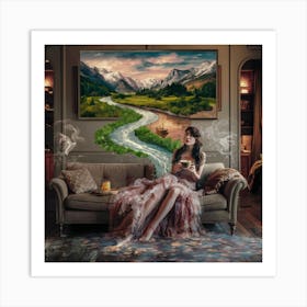 Dreaming Of A River Art Print