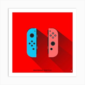 Joystick Nintendo Switch Art Print