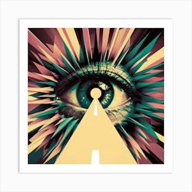 Human eye Art Print