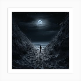 Full Moon Art Print