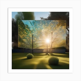 Tree In The Sun Art Print