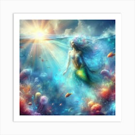 Mermaid 5 Art Print