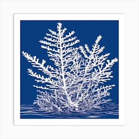 White Coral Art Print