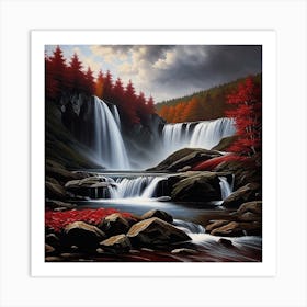 Waterfall 44 Art Print