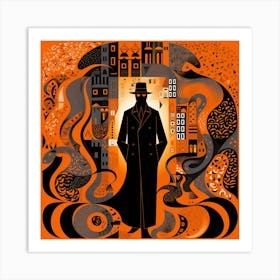 Man In A Suit 3 Art Print