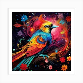 Colorful Bird 1 Art Print