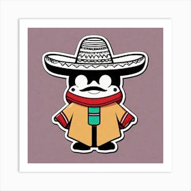 Penguin Mexican Art Print