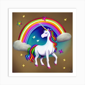 Unicorn 3 Art Print