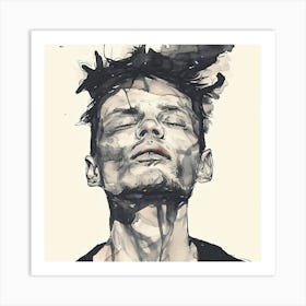 Portrait Of A Man 3 Art Print