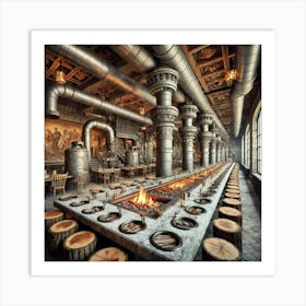 Sovereign Flame Restaurant Interior 1 Art Print