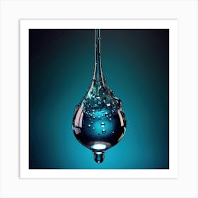 Drop Of Water Art Print