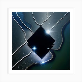 Star Diamond portal space  Art Print