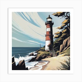 Lighthouse 5 Art Print