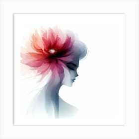 Portrait Of A Woman 14 Art Print