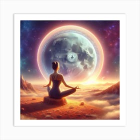 Yoga ETH Art Print