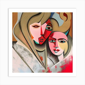 Mother and Daughter Art Print