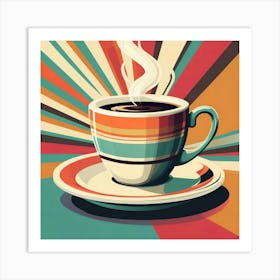 Coffee Cup With Saucer 2 Art Print