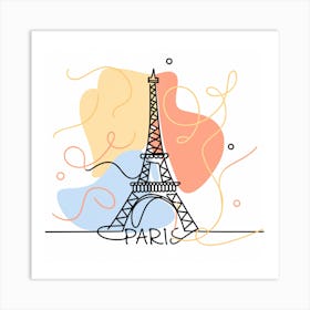 Paris Eiffel Tower 15 Art Print