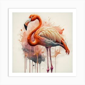 Flamingo 12 Art Print