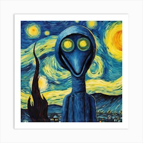 Alien Birb Art Print