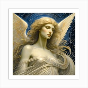 Angel Of The Night 1 Art Print