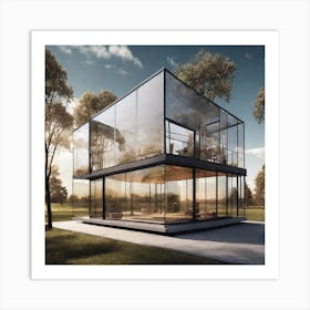 Glass House Art Print