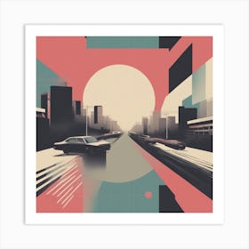 Cityscape 2 Art Print