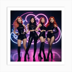 Kpop Girl Group Art Print