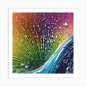 Rainbow Wave Art Print