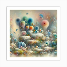 'Sea Of Jellyfish' Art Print