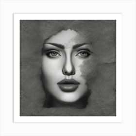 Face Of A Woman Art Print