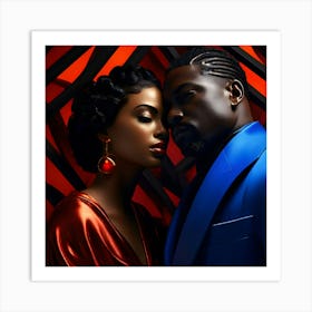 African People Fashion Art 9 Art Print