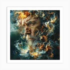 Man In The Cloud Art Print