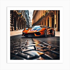 Lamborghini 64 Art Print