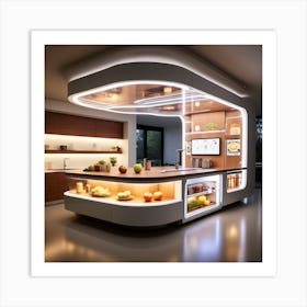 Modern Kitchen Design 10 Art Print