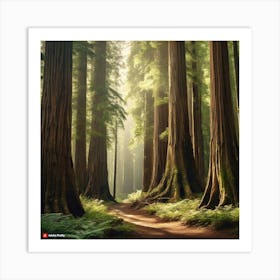 Redwood Forest Art Print