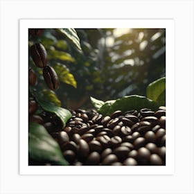 Coffee Beans 159 Art Print