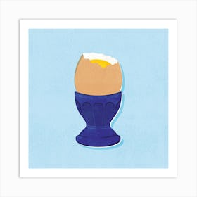 Egg Cup Square Art Print