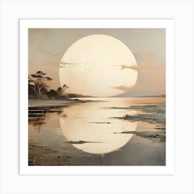 Full Moon art print 1 Art Print