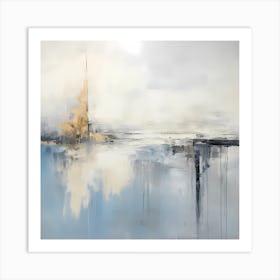 Subtle Serenity: Gentle Brushwork Art Print