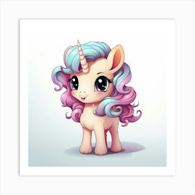 Little Unicorn 3 Art Print