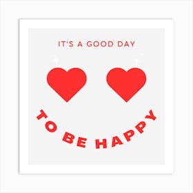 smile day in red Art Print