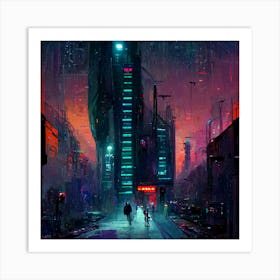 Cyberpunk 1 Art Print