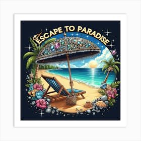 Escape To Paradise 2 Art Print