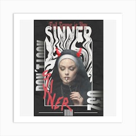 Sinner Art Print